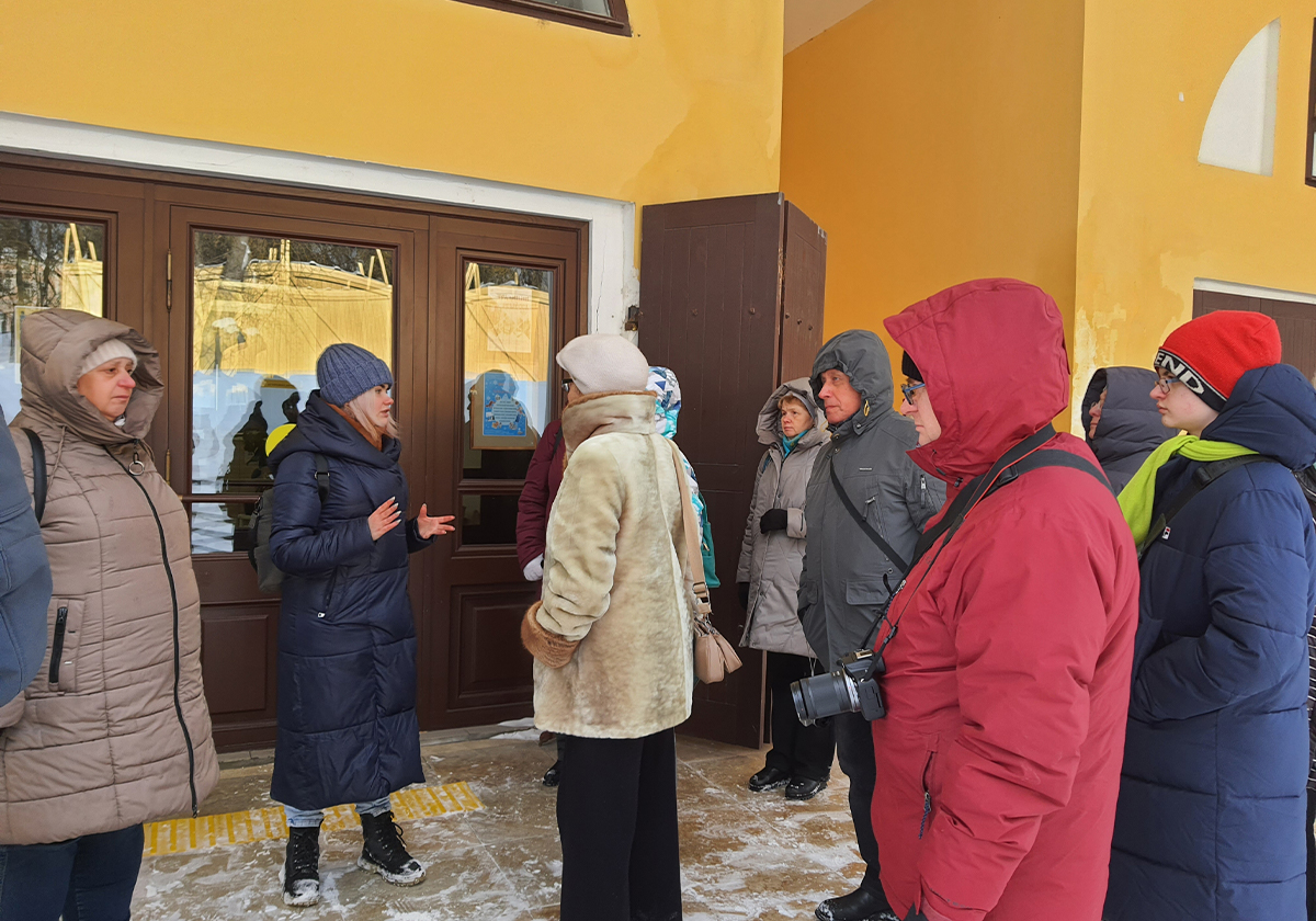 В эту субботу, 21 февраля, сотрудник историко-культурного музея-заповедника Елена Зёмова работала с экскурсионной группой из города Сарова Нижегородской области.